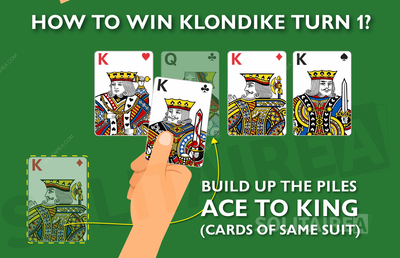 Як підкорити та перемогти у грі Klondike Solitaire Turn 1