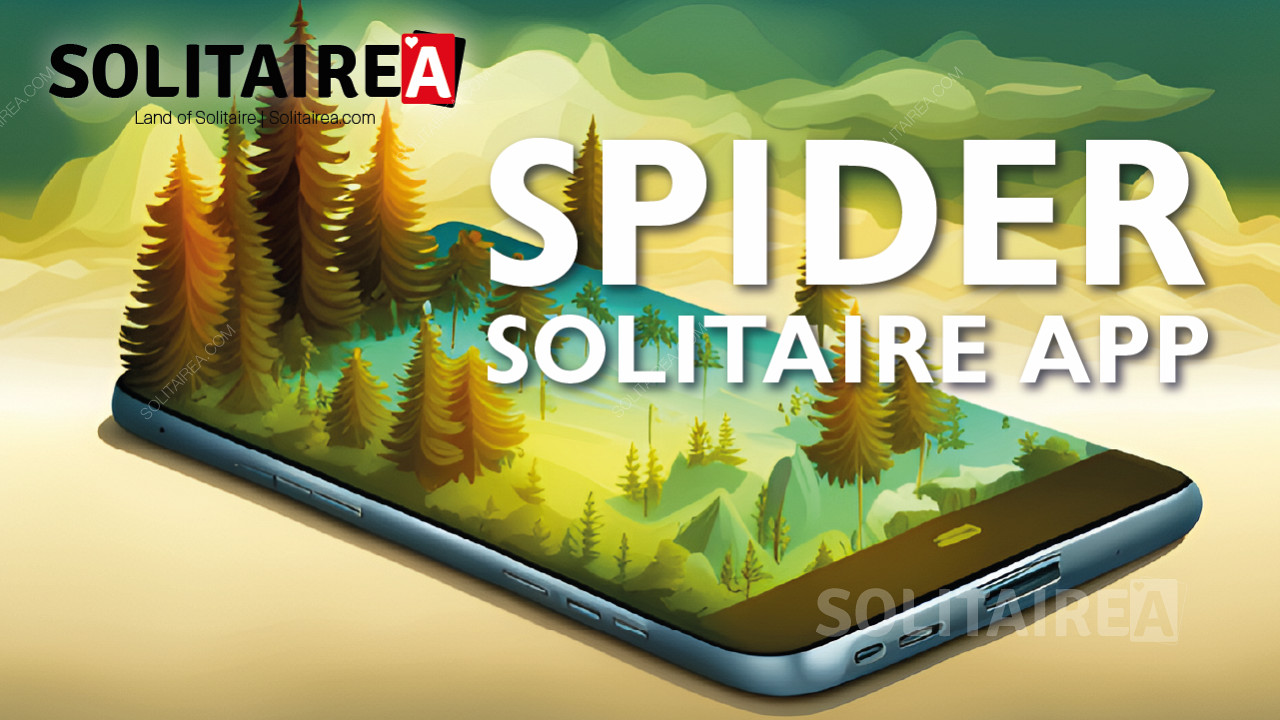 Грайте та вигравайте в пасьянс "Павук" із додатком Spider Solitaire